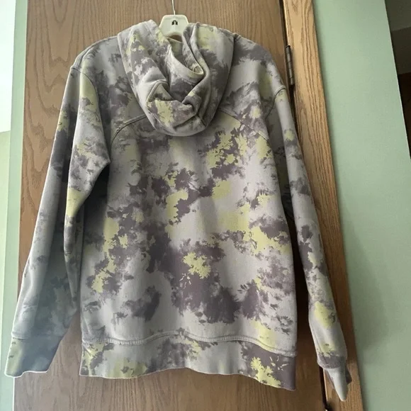 lululemon athletica Gray and Yellow Tie-Dye Hoodie - Picture 5 of 9